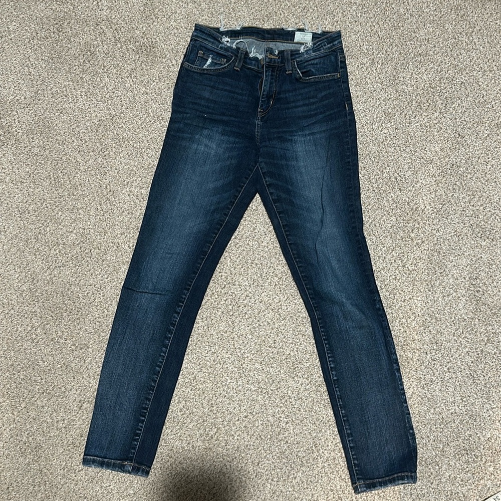 High rise ankle skinny jean
